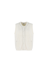 Vicky gilet | Wool White