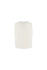 Vicky gilet | Wool White