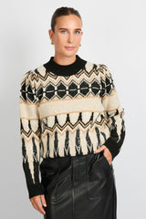 Kensel trui | Black/Sand