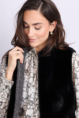 Gabrielle gilet | Black