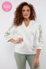 Verdun top | Offwhite