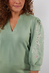 Verdun top | Jade Green