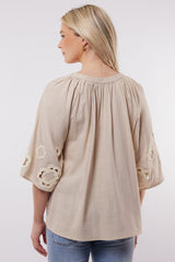 Braga top | Sand