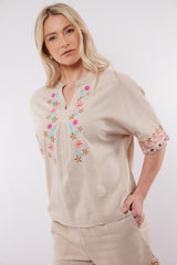 Palmeda top | Sand