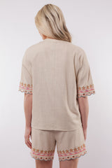 Palmeda top | Sand