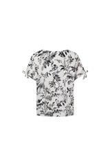 Sardinië top | Ecru/Black