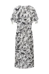 Marsala jurk | Ecru/Black