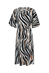 Puerto Rico jurk | Offwhite/Tiger Eye