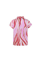 Puerto Rico blouse | Offwhite/Super Pink