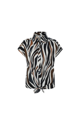 Puerto Rico blouse | Offwhite/Tiger Eye