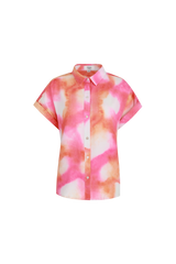 Como blouse | Super Pink/Color mix