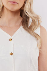 Postiano gilet | Offwhite