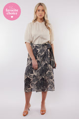 Malaga rok | Sand/Black