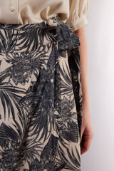 Malaga rok | Sand/Black