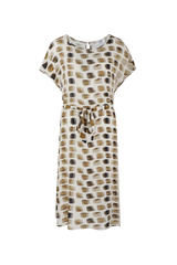 Olivenza jurk | Sand/Mustard Olive