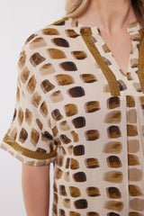 Ibiza top | Sand/Mustard Olive