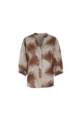Shiba blouse | Offwhite/Tiger Eye