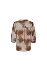 Shiba blouse | Offwhite/Tiger Eye