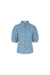 Sevilla blouse | Denim Mid Blue