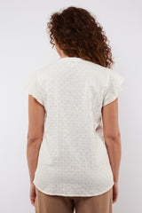 Sardinie top | Offwhite