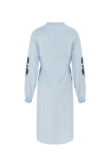 Rennes jurk | Tiger Eye/Light Blue