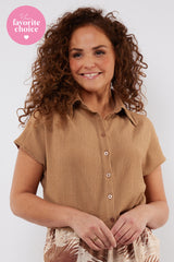 Sammy top | Tiger Eye