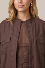 Jinora jacket | Mocha Brown