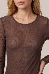 Tanea top | Mocha Brown