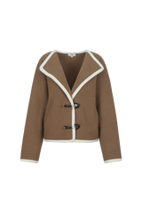 Claudy vest | Light Camel/Wool white