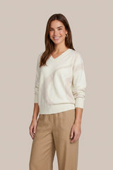 Alix trui | Wool White/Sand