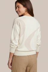 Alix trui | Wool White/Sand