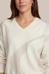Alix trui | Wool White/Sand