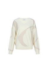 Alix trui | Wool White/Sand
