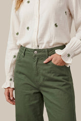 Nico broek | Dark Olive