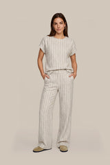 Penny broek | Light Camel/Color mix