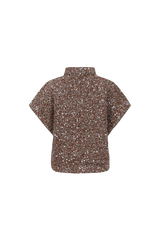 Gilana gilet | Mocha Brown/Color mix