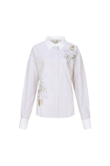 Loekie blouse | Offwhite/Tiger Eye