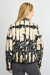 Juna jacket | Sand/Light Jeans Blue