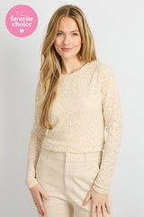 Troy top | Sand