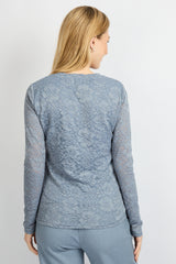 Troy top | Light Jeans Blue