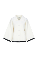 Jamila jacket | Offwhite/Black