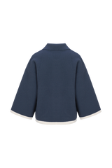 Jamila jacket | Dark Jeans Blue/Sand