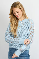 Kassidy trui | Blue Mist