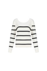 Kaida trui | Wool White/Black