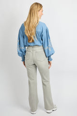 Priya broek | Denim Light Gray