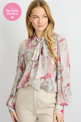 Lace blouse | Slate Rose/Mix