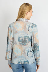 Lace blouse | Dark Jeans Blue/Mix