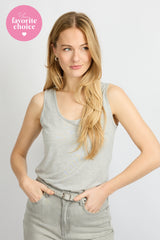 Turijn top | Grey Mist