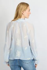 Lyra blouse | Blue Mist