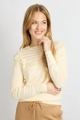 Kamaria trui | Wool White